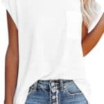 isermeo Womens Summer T Shirts Loose Fit