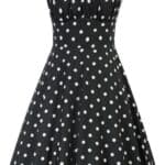 Belle Poque Womens Vintage Sleeveless Floral Ruched