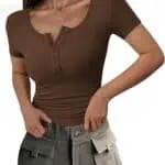 PRETTYGARDEN Womens 2026 Fall Summer Short Sleeve