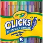 Crayola Clicks Retractable Tip Markers 10ct